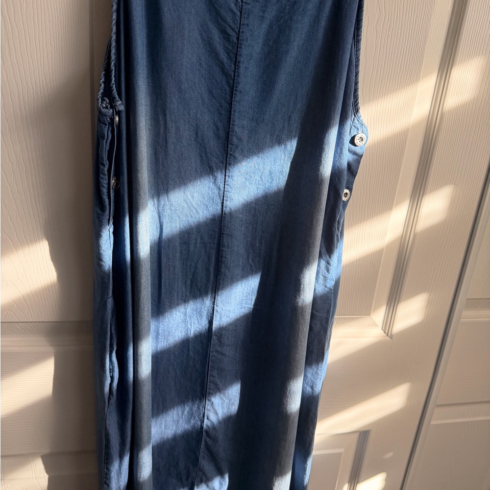 Sleeveless Denim Dress